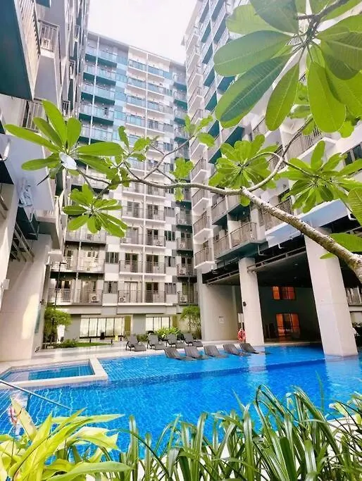 S Residences 2Bedroom W/ Balcony At Entertainment City Pasay Manila Apartment